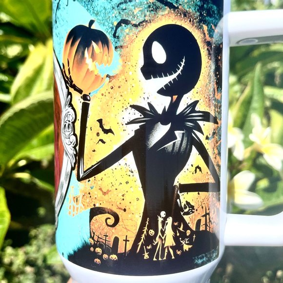Custom made Disney Nightmare before Christmas Tumbler Brand New 40 oz double wal - Picture 1 of 7